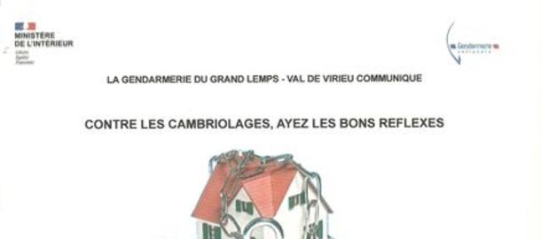 Vigilance cambriolage